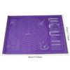 Pastry Pad, Non Stick Silicone Baking Square Pad, Pie Biscuit Easy to Clean, Kitchen Baking Table Pad, Cutting Boar