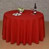 Advertising Exhibition Tablecloth Tablecloth Round Table Skirt Skirt Plain Weave Solid Color Zhu Wenwei Gauze Material Round Tablecloth