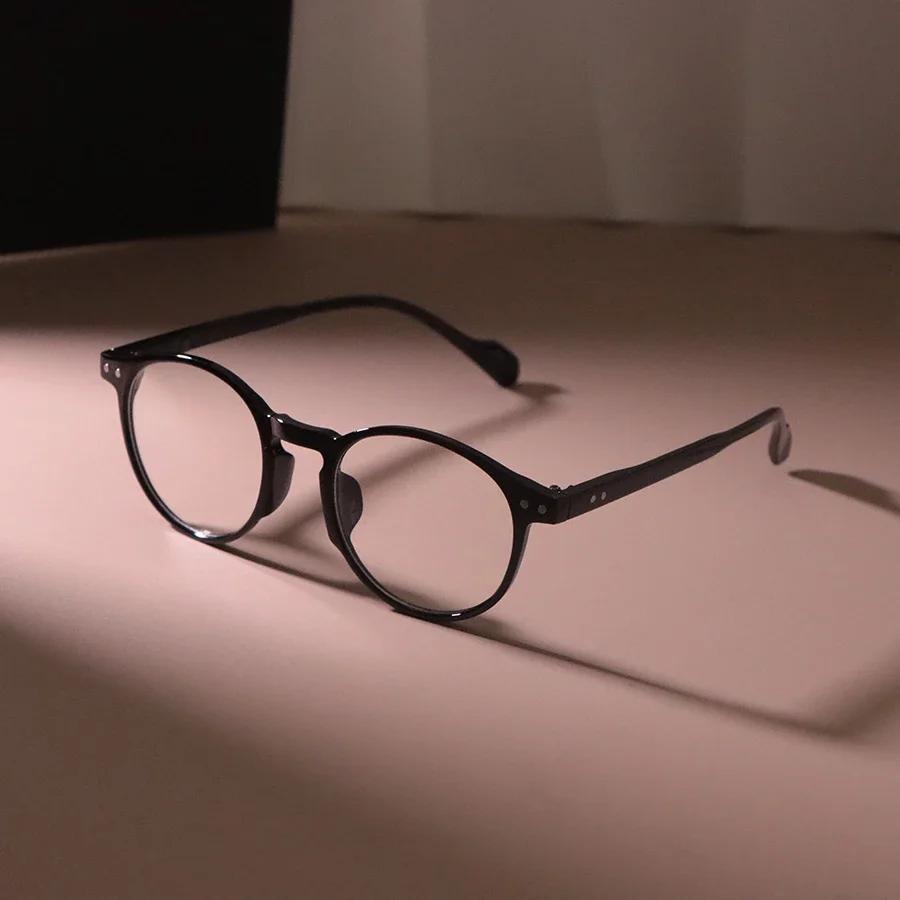 Brand Vintage Circular Glasses Women Men Round Retro Eyeglasses Frame Male Clear Lens Unisex Outdoor Transparent Lens