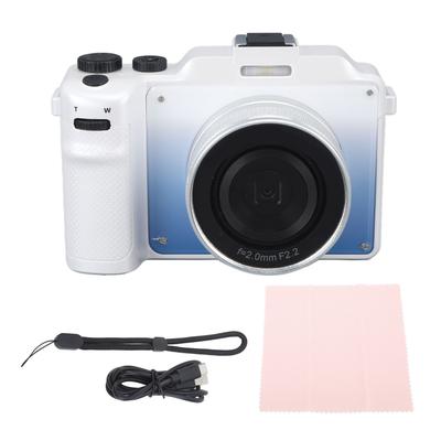 4K Digital Camera Front Rear Dual Lens 48 Megapixels 18X Autofocus Vlog Camera for Travel Party