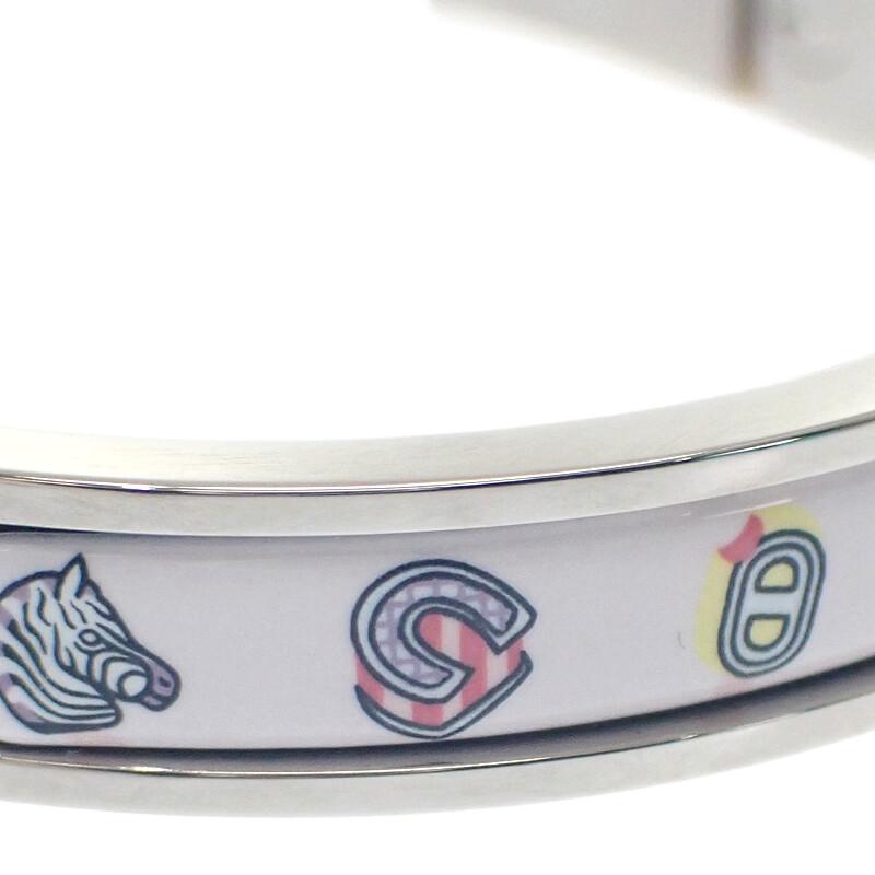 HERMES  H204411FPJ2PM  Bangle Pink Metal/enamel Women