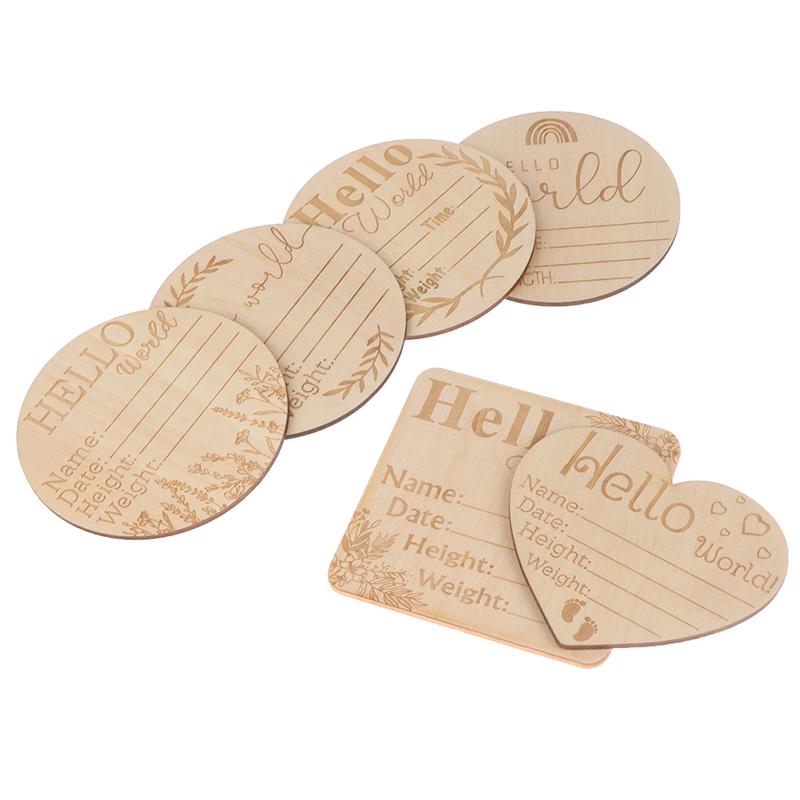 Baby-Meilensteinkarte geboren, monatliche Wachstumskarten, Gedenkkarten zur Geburt des Babys