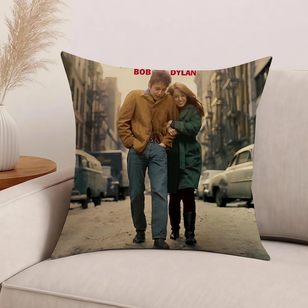 Singer Bob Dylan Pillow Case Office Cushions Suitable For Sofa Car Bedroom Decorative Cushion Cover