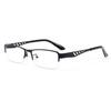 Metal Frame Photochromic Reading Glasses Rectangular Shape Photochromic Lenses Metal-Frame Eyewear Vintage Style