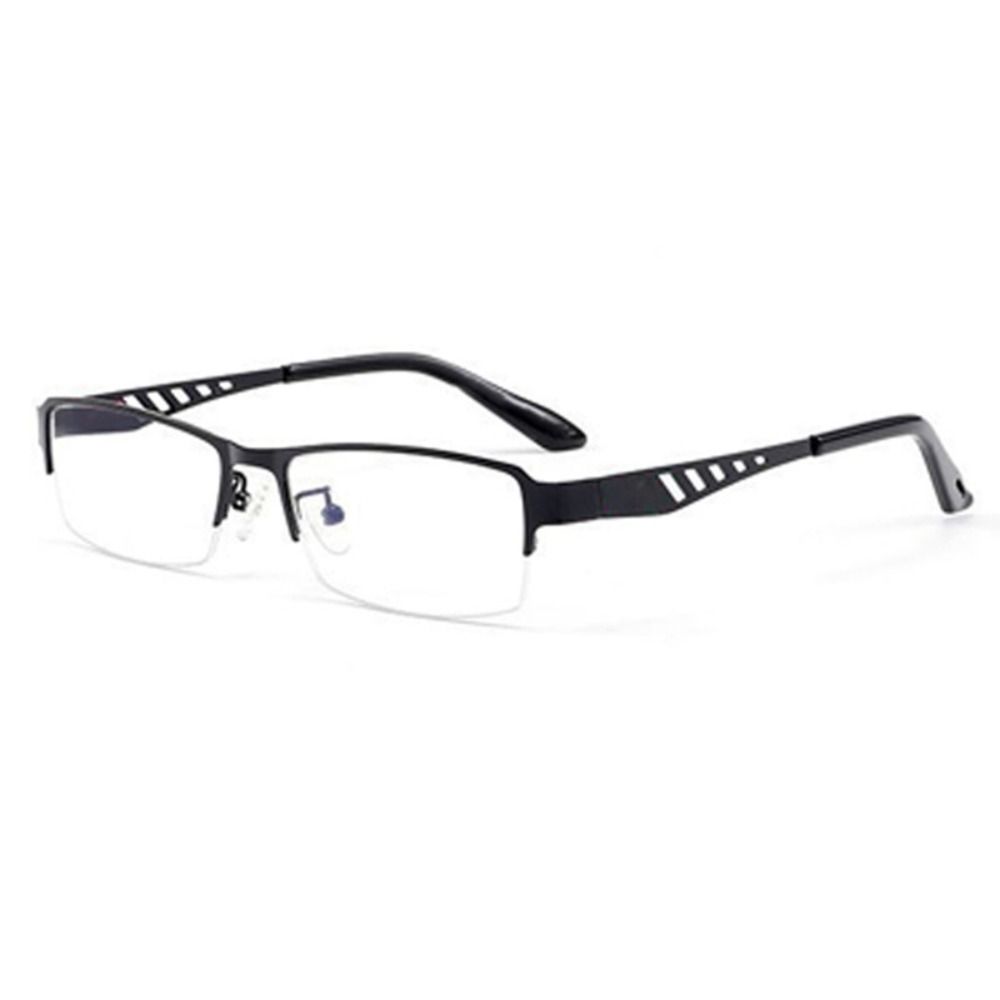 Metal Frame Photochromic Reading Glasses Rectangular Shape Photochromic Lenses Metal-Frame Eyewear Vintage Style