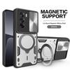 For Oppo Reno12pro 5G Case Car Magnetic Ring Holder Armor Phone Case for Oppo Reno12 Reno 12 Pro 5G Slide Camera Lens Back Cover