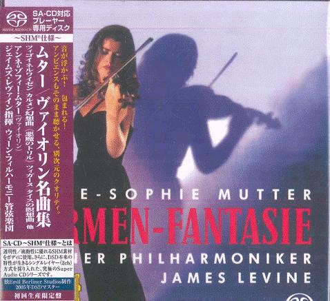 

CD ANNESOPHIE MUTTER JAMES LEVINE W CarmenFantasie Limited EditionS UCGG9011 DG DEUTSCHE GRA 2011 Japan Obi Classical