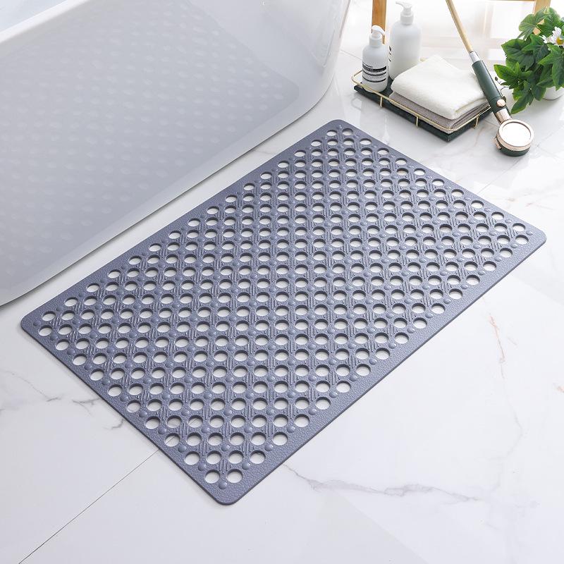 PVC Non-Slip Bathroom & Shower Mat - Water-Resistant for Home, Hotel, Pool, Toilet, Floor.