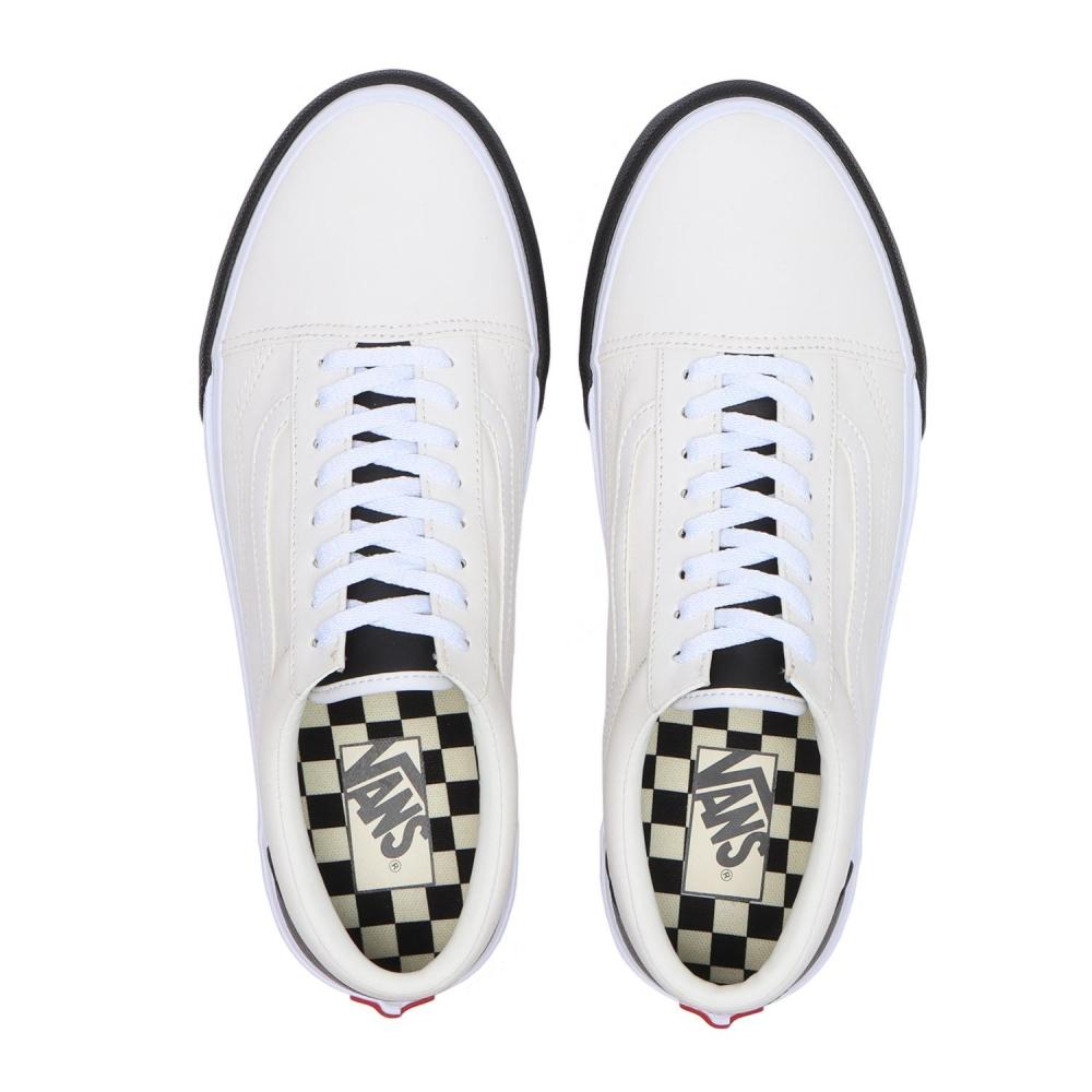 Vans Old Skool White Black V36cf Coated