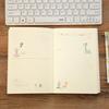 Hardcover Cute Animal Illustrated Diary Notebook for Students
