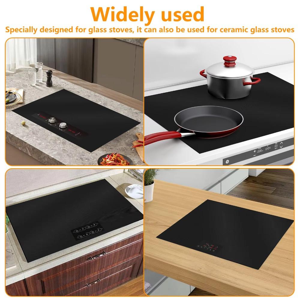 Non-Slip Induction Cooker Cover Pad Heat-resistant Induction Stove Top Mat Cook-top Protector Home