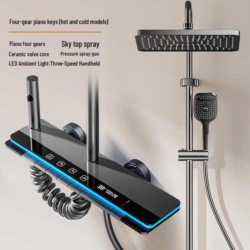 Yuzhuxun D5 Digital Display Shower Faucet Set