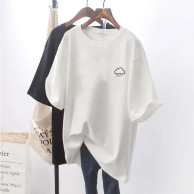 Summer 2024 New  Design Sense Niche Crewneck Top Trendy  INS Short Sleeve T-shirt Women's Wear