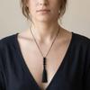 Resin Tassel Choker Long Rope Women Collarbone Chain Neck Pendant Beads Necklace  Bride