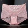 Neue Frauen Atmungsaktive Höschen Sexy Spitze Mesh Hohl Seide Knickers Unten Baumwolle Gesundheit Briefs Qualität Butt Lifter Hosen Plus größe