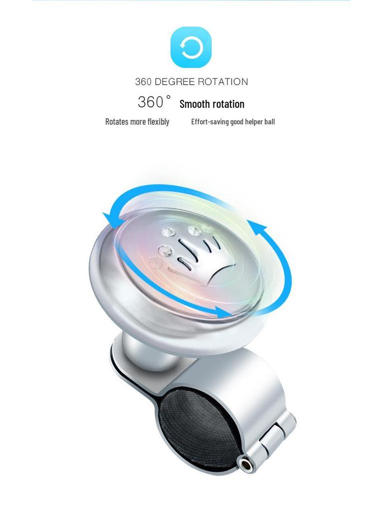 Effort-Saving Car Steering Wheel Power Ball for Cars and Trucks