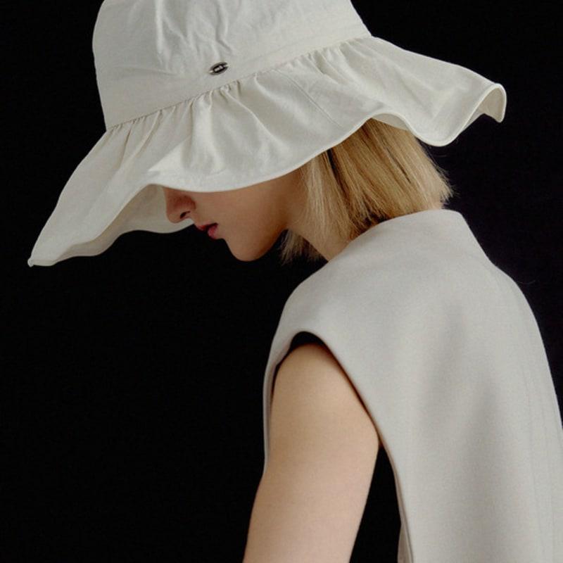 Marchen Sandy Wide Bucket Hat_3color