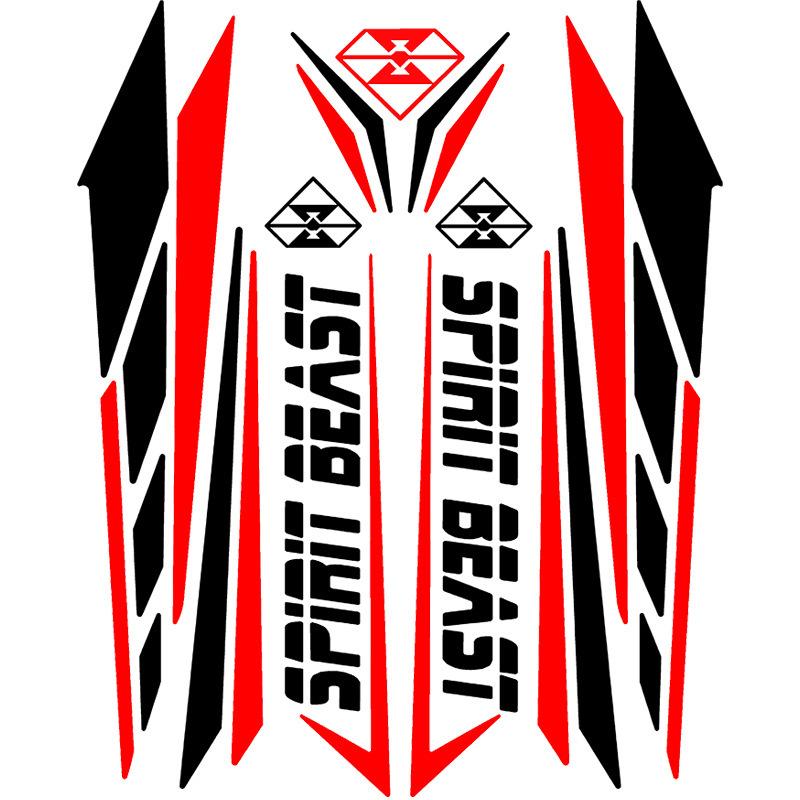 Yansıtıcı Serin 3D Motosiklet Etiket Akaryakıt Tankı Su Geçirmez Çıkartma Evrensel Yamaha vb için