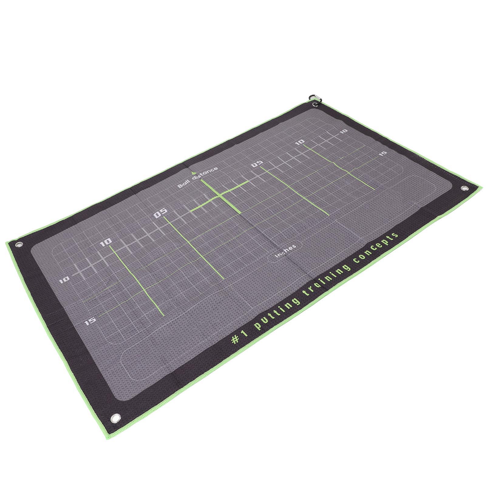 

Putting Training Aid Towel Putter Standing Position Waffle Microfiber Towel Mat Practice Accessory
