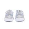 Jordan Air Jordan 1 Slip Resistant Coverage Low top Vintage Basketball Shoes Women's Gray Blue DC0774-105(Team59-)