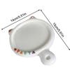 1Pcs New Design Cute Resin Ring Paint Palette Mini Portable Ins Wind Cute Finger Palette Tone Nail Tools Art Supplies