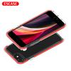 IPhone SE3 Case, IPhone SE2/7/8, Full Protection Shockproof D3O Colorful Dual-Color Precision Anti-Shock Frame Four Corners ES-78 China Red