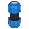Water Pipe Connector Fittings PE Plastic Straight Pipe Connector Adapter 63mm To 63mm