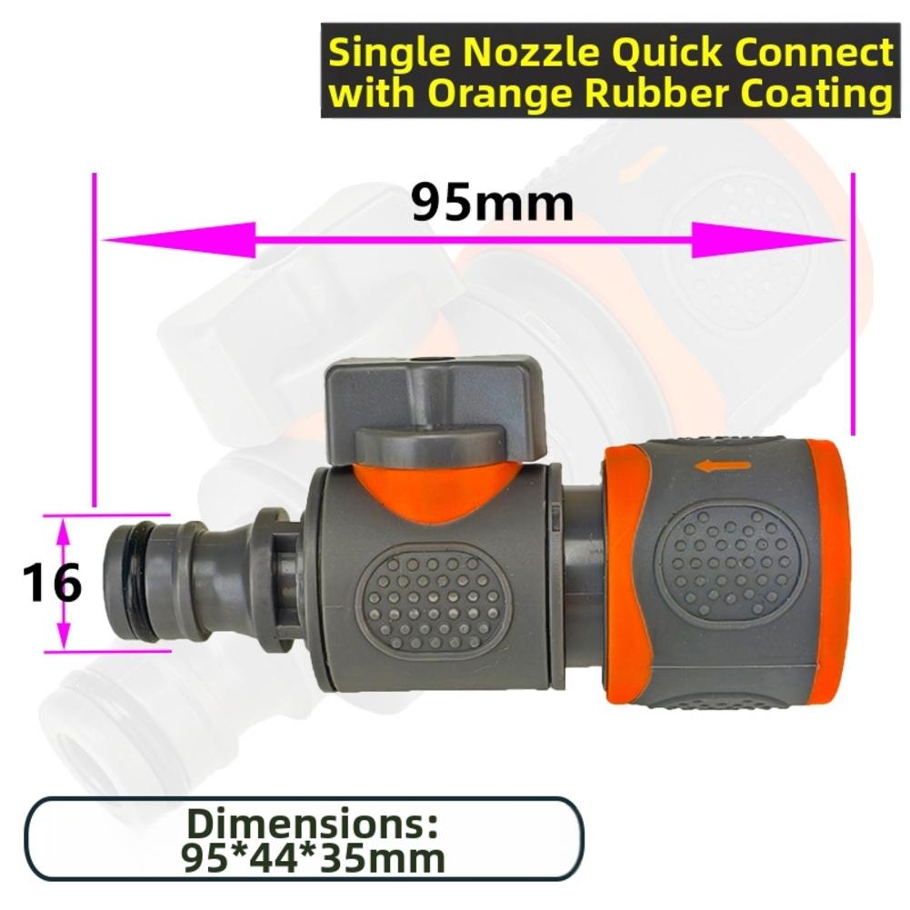 Integrated Flow Control Valve Garden Hose Adapter Leak-free Connection