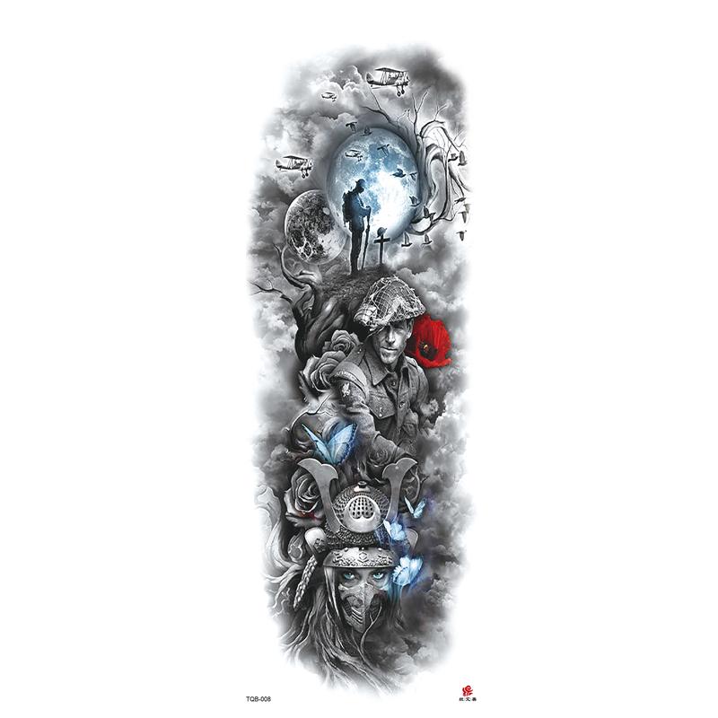 High Quality Temporary Body Arm Sticker Fake Temporary Tattoo Arm