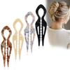2 pièces Épingle à Cheveux en Acrylique en Forme de Queue de Poisson en U - Épingle à Cheveux French Twist - Épingle à Chignon Paresseux - Convient à tous les types de cheveux