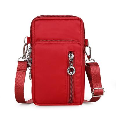Fashion Wear-resistant Mobile Phone Crossbody Bag Nylon Casual Handbag Tote Bag Multifunction Shoulder Bags