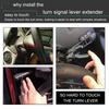 Aluminium Car Accessories Styling Adjustment Steering Wheel Turn Rod Extension Turn Signal Lever Position Up Kit