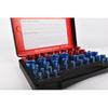 52PCS Metric Imperial Bolt Nut Gauge Tool Wear Resistant Precise Nut Bolt Thread Checker for Plumber Machinist and Handymen