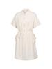 Wide Angle Women'S Co Short Sleeve String Dress L_Vanilla