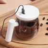 Automatic Coffee Stirring Cup Electric Mixer High Borosilicate Glass Lightweight Portable Versatile Automatic Drink Mixer