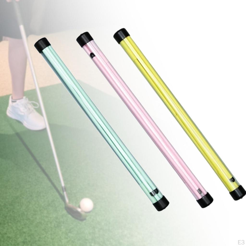2 Pieces Golf Alignment Sticks Direction Indicator Practice Rods for Aiming
