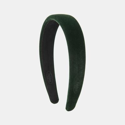 Halden Emboss Logo Velvet Hairband (H003_green)