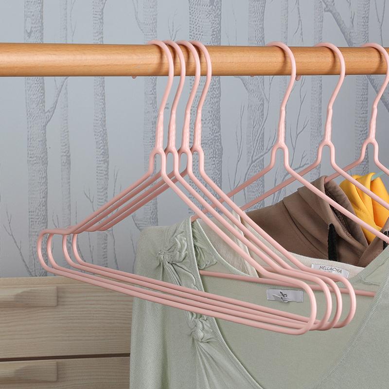 Taro Plastic Coated Clothes Hanger Anti-Slip Adult Glue Hanger Student Clothes Drng Ra Market Stall Clothes Hanger 10