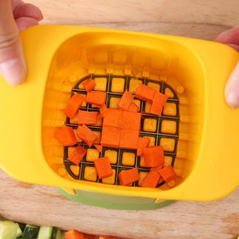New Multifunctional Grain Cutter Household Kitchen Fruit and Vegetable Hand Pressure Cucumber Cutting Machine Potato Cutting Machine