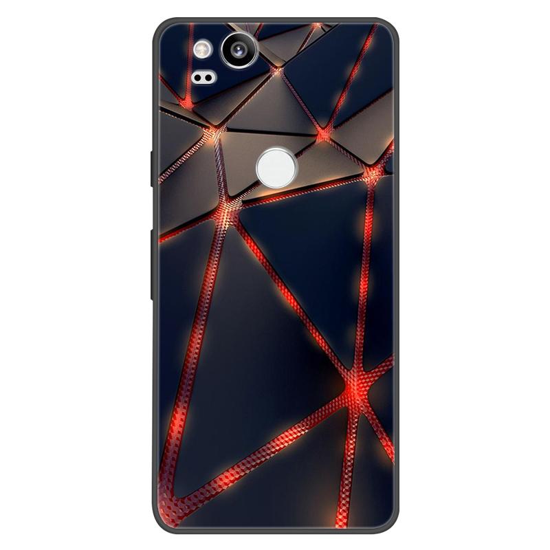 For Google Pixel 2 Case Soft Black Silicone Bumper Butterfly Phone Cover for Googe Pixel2 2XL Pixel2XL 2 Cases Fundas Coque