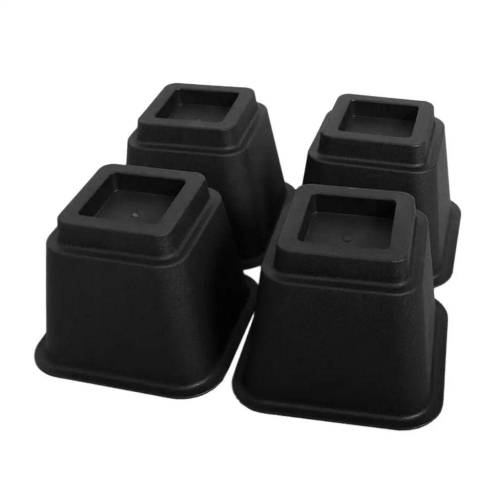 4Pcs Shock-Absorbing Bed Foot Pads Adjustable Height Sofa Height Enhancers  Cabinet