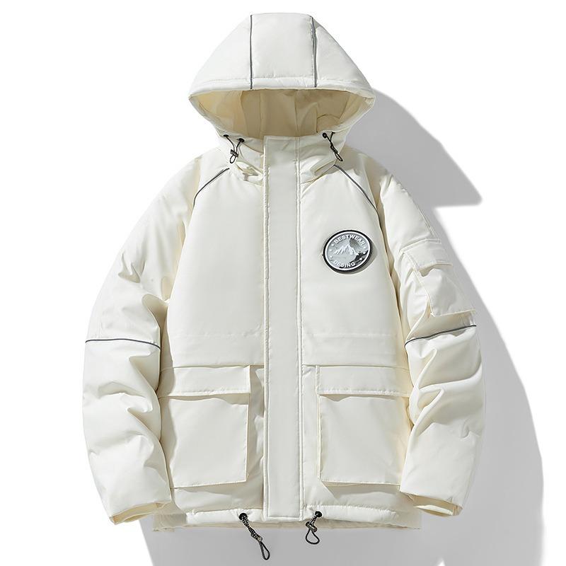 Winter new high-quality short down jacket men's cold-proof, windproof and wear-resistant jacket for men and women's couples