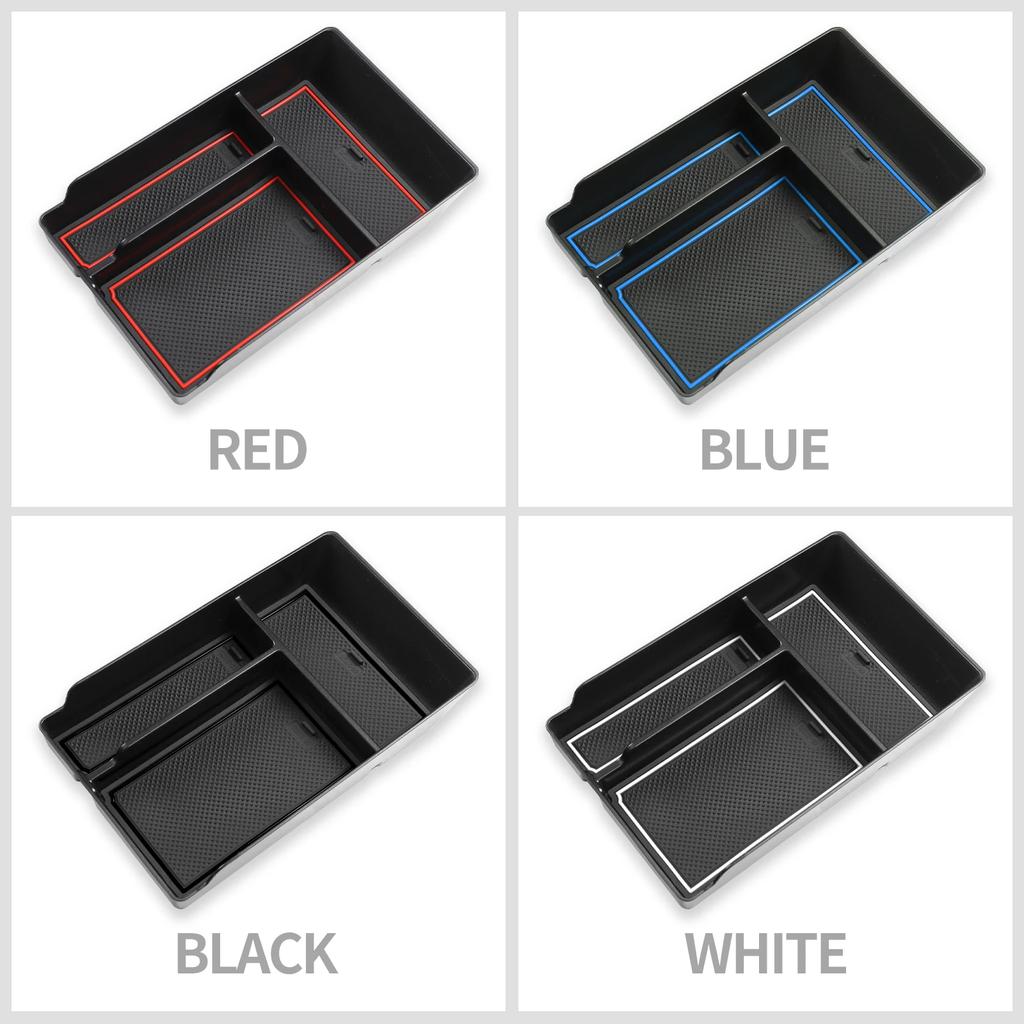 For Hyundai IONIQ 5 Car Central Armrest Storage Box Center Console Tray Organizer Interior Accessories Tidying