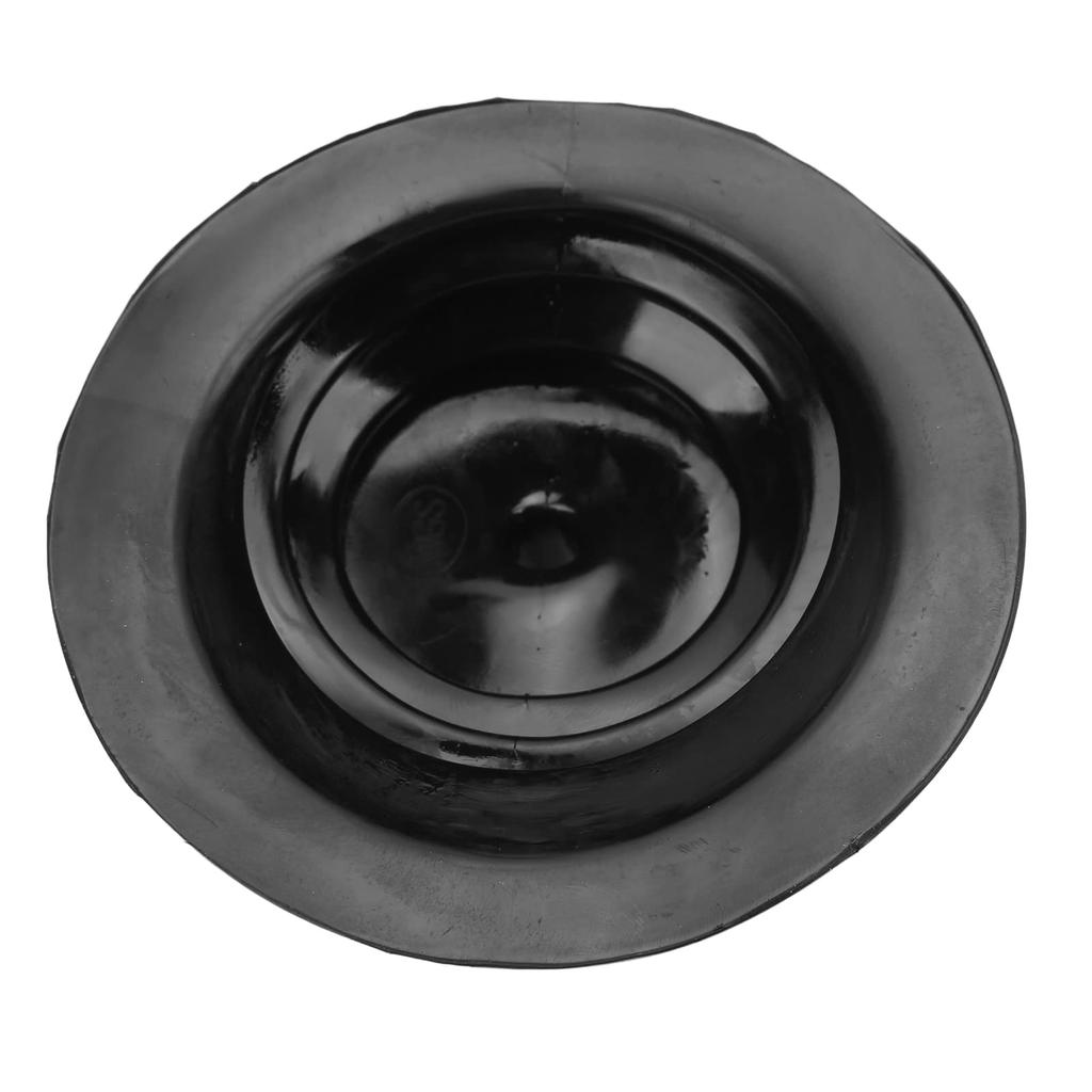 J-ouuo Gear Shift Handbrake Lever Boot Plate Kit Dustproof Black Rubber Round 5.250"/13.3cm Universal