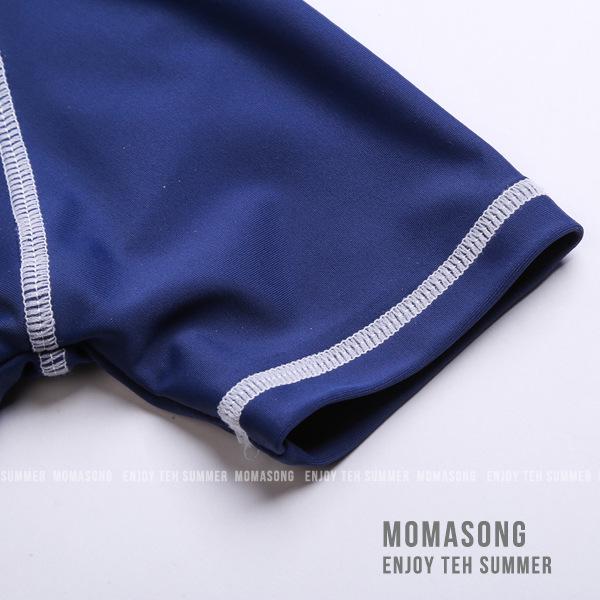 Summer Quick-Dry Pirate Captain One-Piece Swimsuit for Boys - Sun Protection, Navy Style