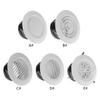 ABS Air Vent Extract Valve Grille Round Diffuser Ducting Air Ventilation Cover Air Volume Kitchen Bath Outlet 100mm