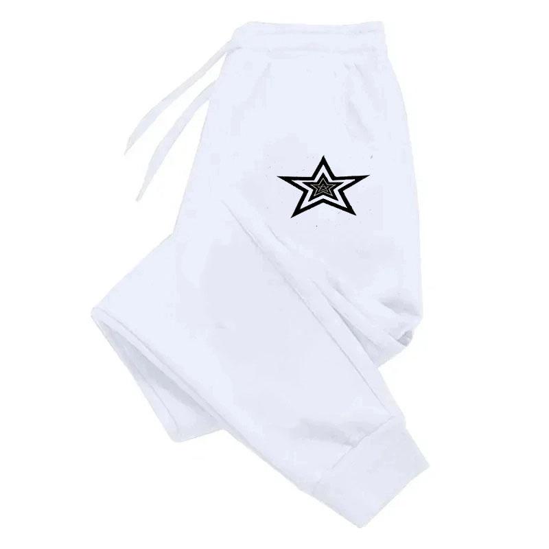 Pentagram Printed Casual Versatile Comfortable Pants Women Pant Trendy Hip Hop Trousers With Drawstring Pockets Sweatpants