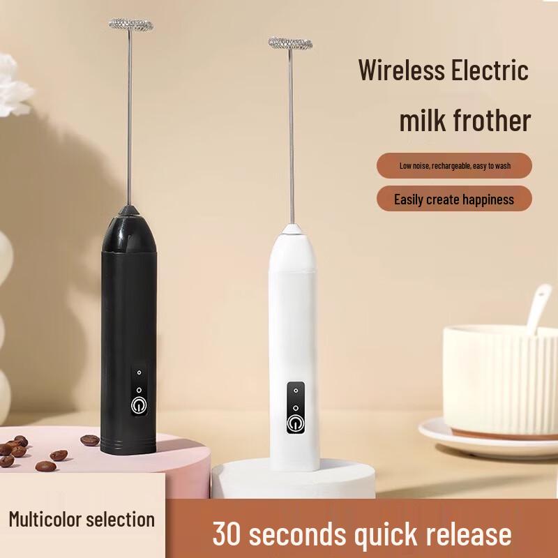 Zhaoran Electric Milk Frother & Whisk Set
