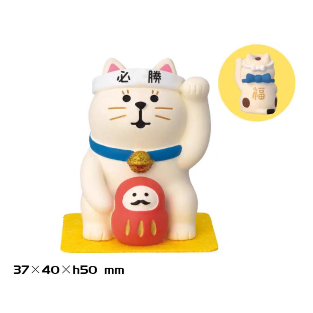Cat Figurine Resin Craft With Lucky Charm For Student Exam Wishes