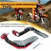 1 Pair Motorcycle Hand Guard with Windshield CNC Aluminum Universal 22MM Handlebar Hand Protector Motorbike Dirt Bike Scooter Modification Accessories